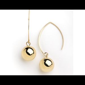 Silver Ball Drop Earrings - Kenneth Cole New York